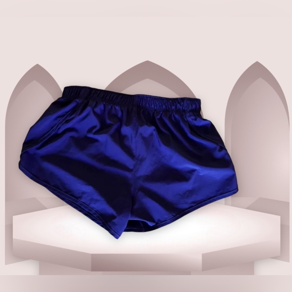 New Balance Women's Pull On Athletic Lined Shorts Adjustable Waist Navy Blue XS - Picture 2 of 11